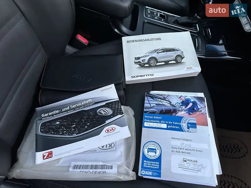 Внедорожник / Кроссовер Kia Sorento 2015 в Хмельницком документ