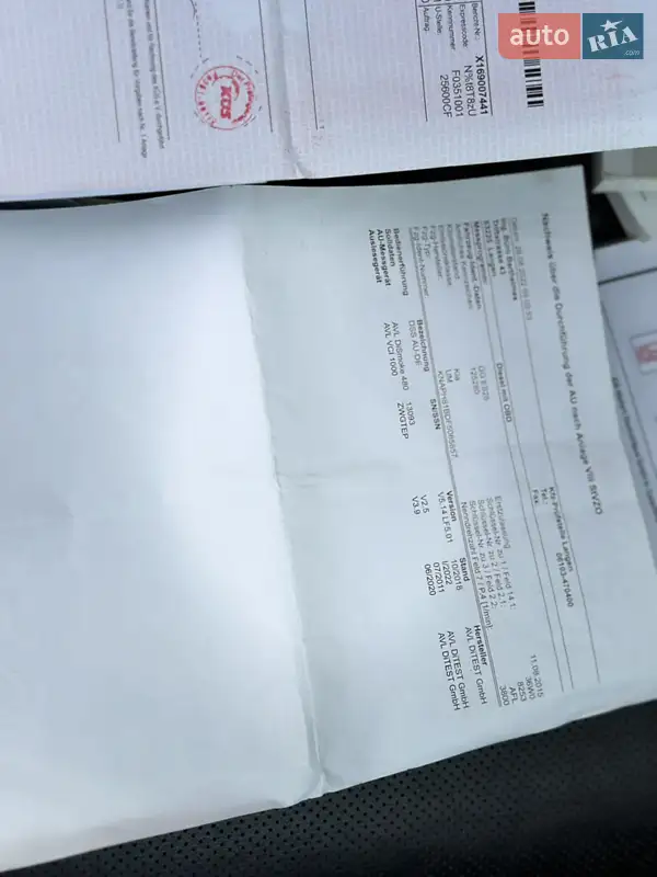 Внедорожник / Кроссовер Kia Sorento 2016 в Самборе документ 3 фото Внедорожник / Кроссовер Kia Sorento 2016 в Самборе документ