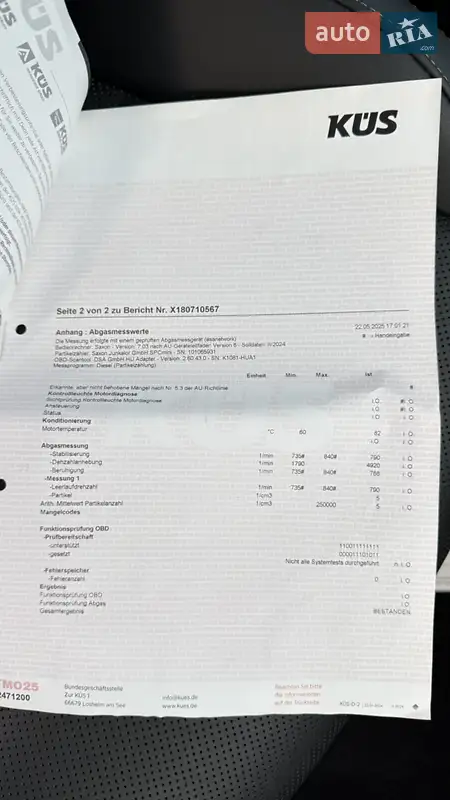 Внедорожник / Кроссовер Kia Sorento 2015 в Черновцах документ