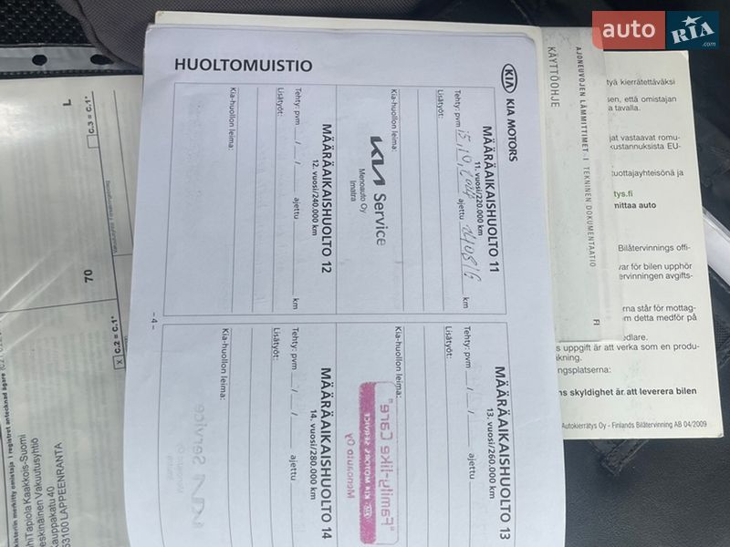 Внедорожник / Кроссовер Kia Sorento 2010 в Богородчанах