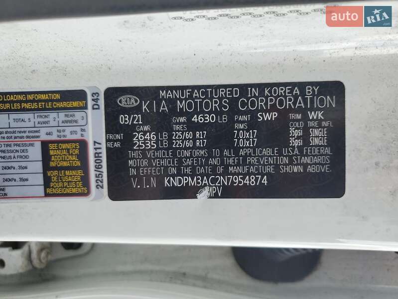 Внедорожник / Кроссовер Kia Sportage 2022 в Львове