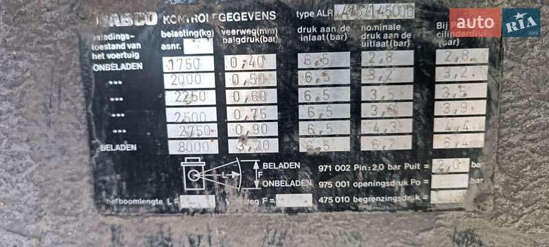 Зерновоз - полуприцеп Knapen KOK 1994 в Золочеве фото 6 Зерновоз - полуприцеп Knapen KOK 1994 в Золочеве