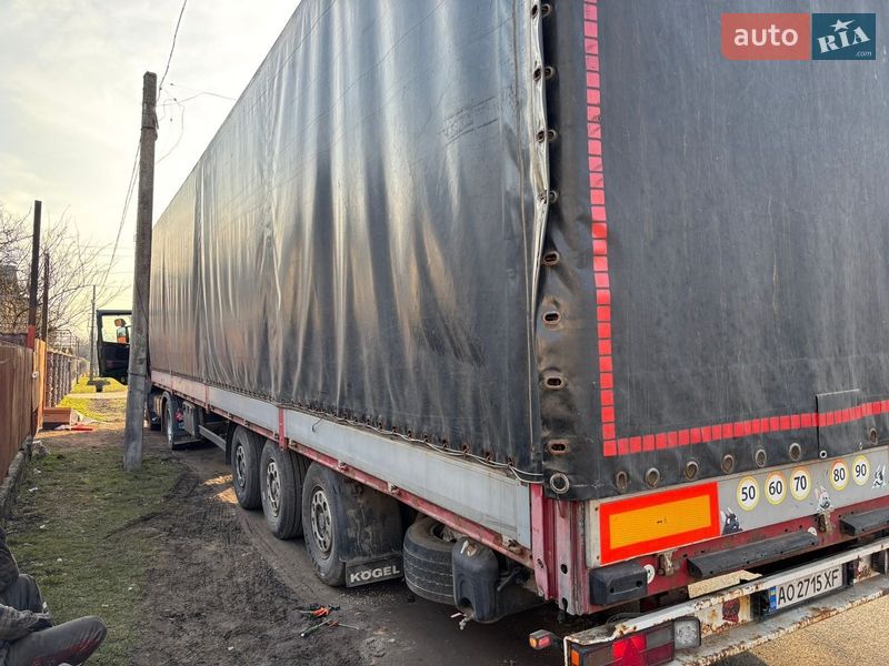Тентований борт (штора) - напівпричіп Kogel BDF 2004 в Ужгороді