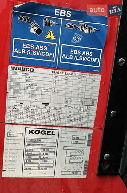 Бортовий напівпричіп Kogel S 24 2013 в Рівному