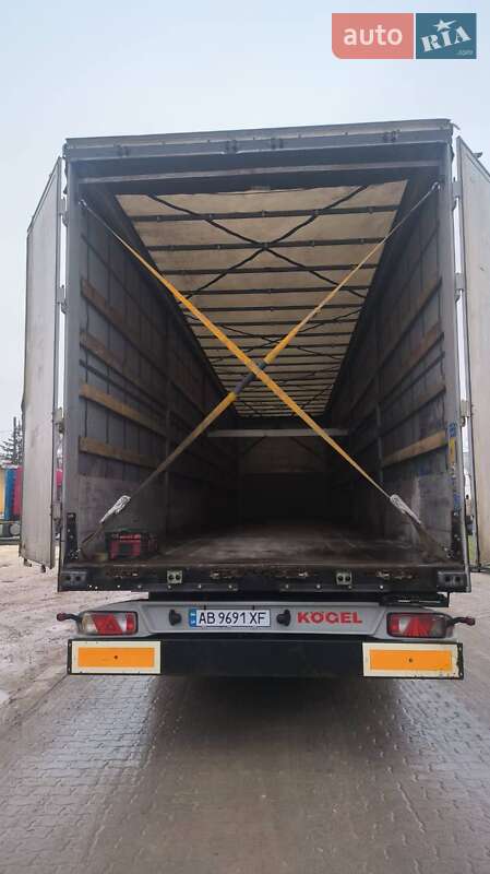 Тентований борт (штора) - напівпричіп Kogel S 24 2014 в Львові