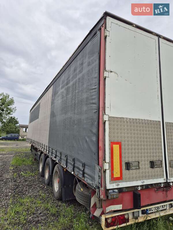 Тентованный борт (штора) - полуприцеп Kogel S 24 2008 в Луцке