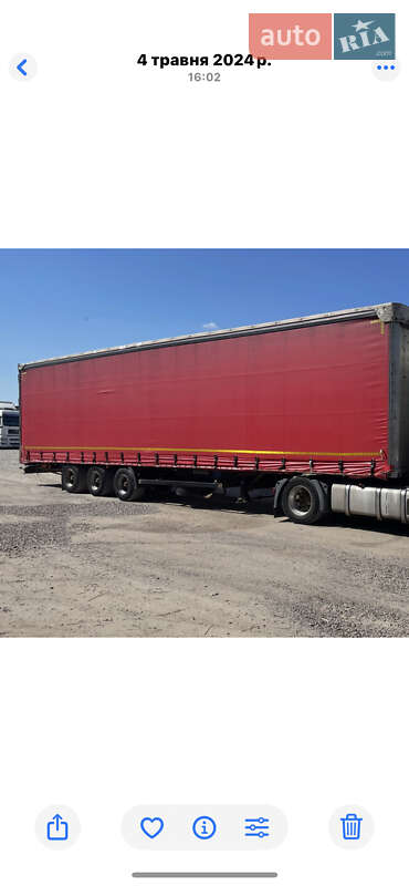 Тентованный борт (штора) - прицеп Kogel S 24 2007 в Львове