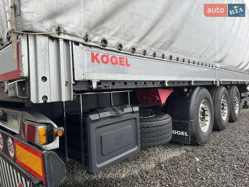 Тентованный борт (штора) - полуприцеп Kogel S 24 2021 в Заречье