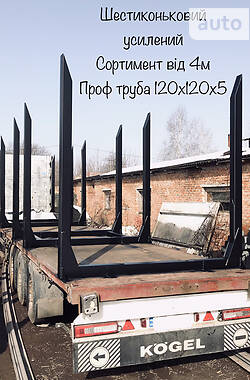 Лесовоз / Сортиментовоз - полуприцеп Kogel SAF 2006 в Костополе