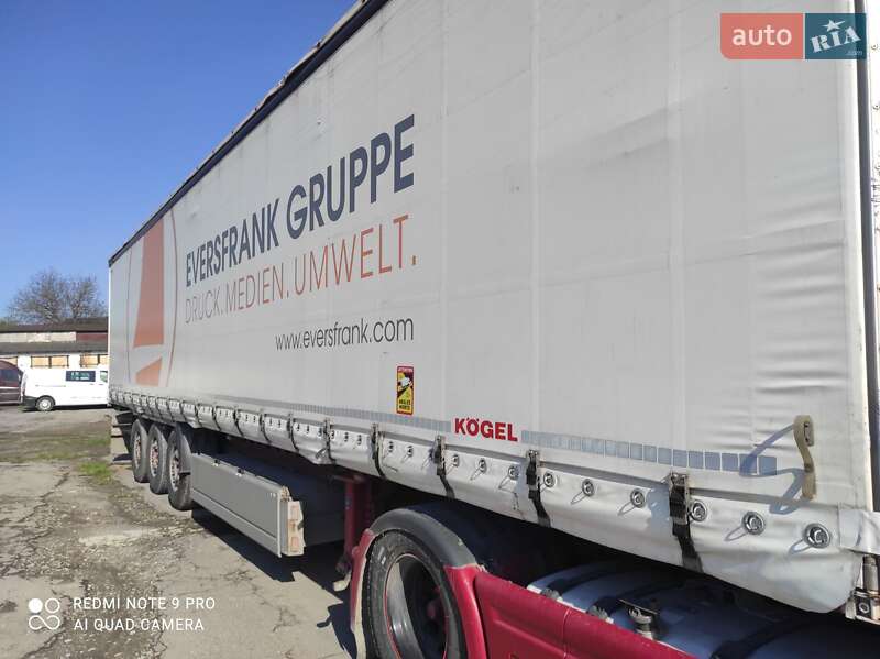 Тентований борт (штора) - напівпричіп Kogel SAF 2010 в Кам'янець-Подільському