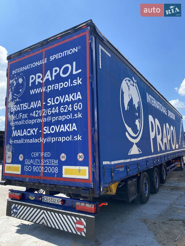 Тентований борт (штора) - напівпричіп Kogel SAF 2006 в Сторожинці