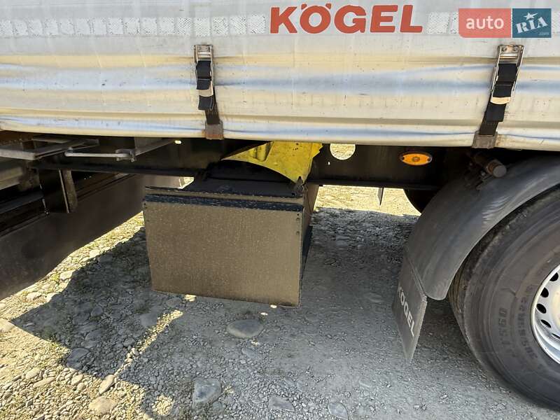 Тентований борт (штора) - напівпричіп Kogel SAF 2014 в Тячеві