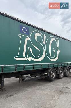 Тентований борт (штора) - напівпричіп Kogel SAF 2016 в Луцьку