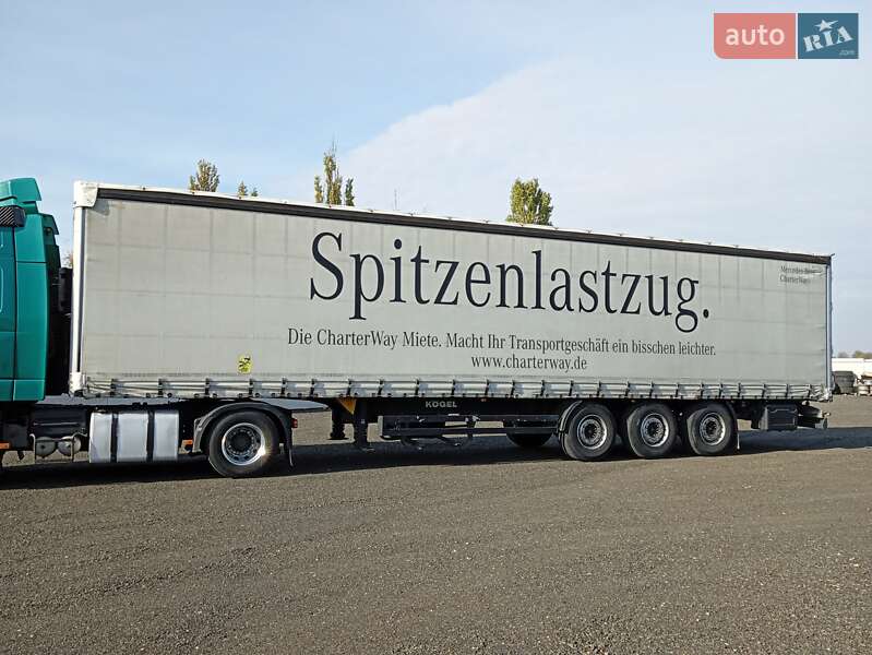 Тентованный борт (штора) - полуприцеп Kogel SAF 2010 в Луцке