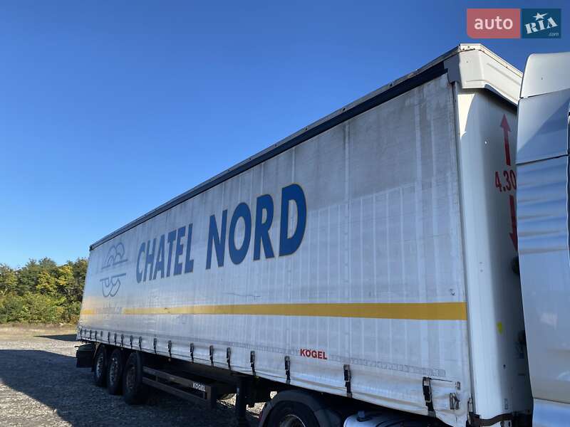 Тентованный борт (штора) - полуприцеп Kogel SAF 2015 в Виннице