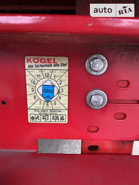 Тентованный борт (штора) - полуприцеп Kogel SN 24 2014 в Костополе