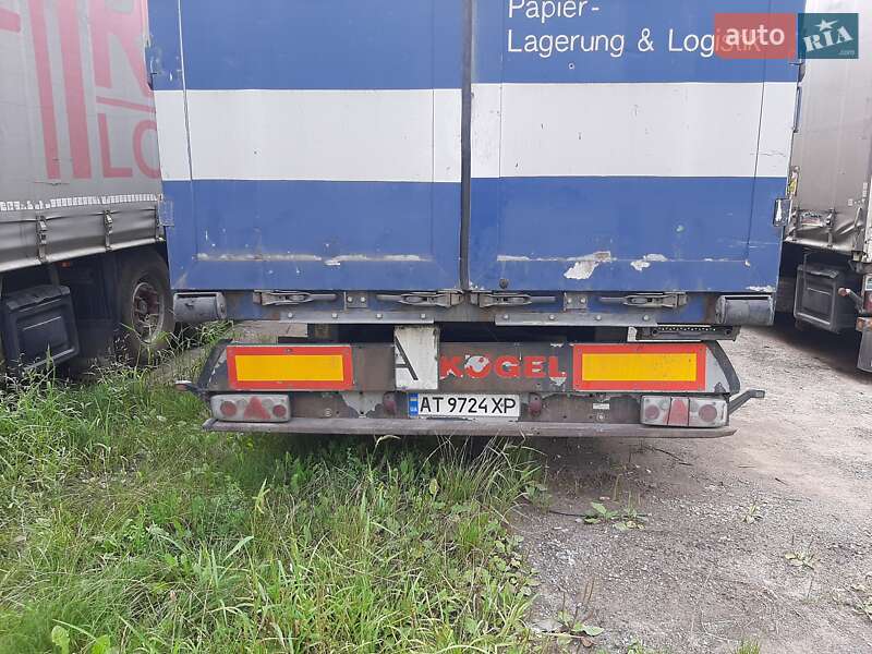 Тентований борт (штора) - напівпричіп Kogel SN 24 2007 в Івано-Франківську