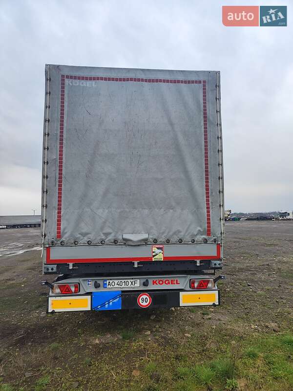Тентованный борт (штора) - полуприцеп Kogel SN 24 2018 в Иршаве