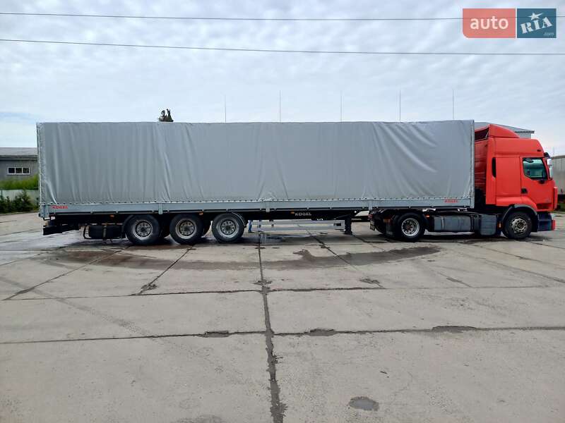 Тентований борт (штора) - напівпричіп Kogel SN 24 2011 в Мукачевому