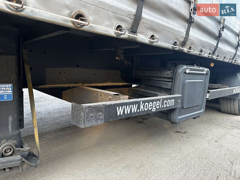Тентований борт (штора) - напівпричіп Kogel SN 24 2013 в Луцьку