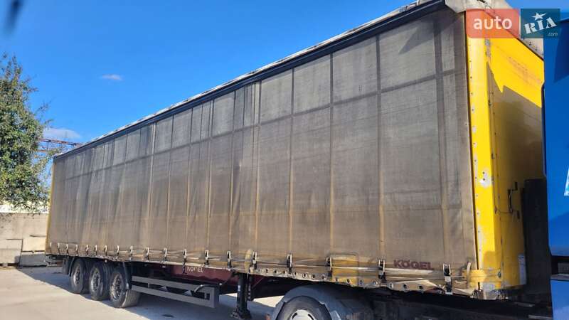 Тентованный борт (штора) - полуприцеп Kogel SN 24 2005 в Днепре