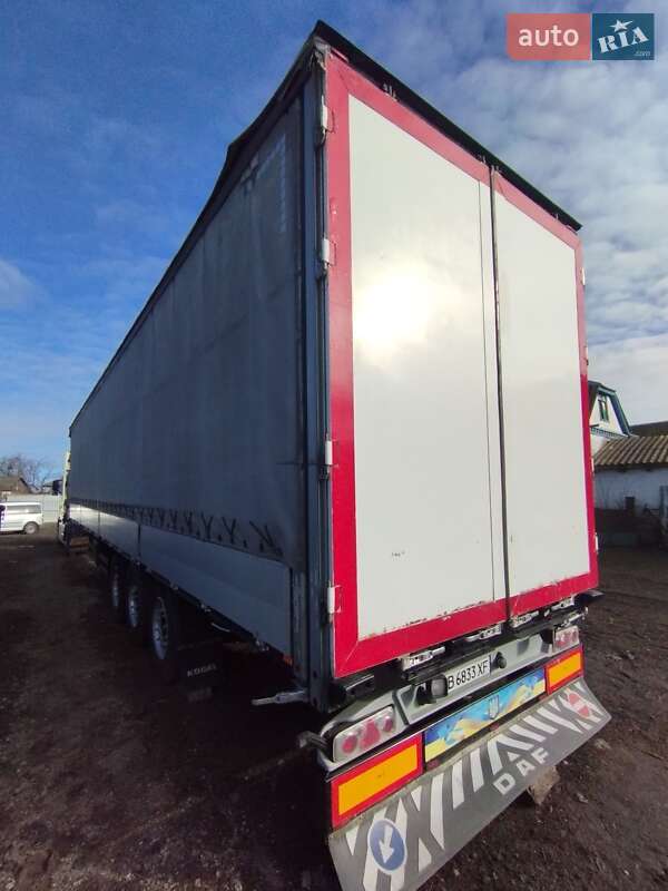 Тентований борт (штора) - напівпричіп Kogel SN 24 2008 в Тульчині