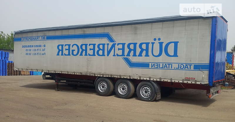 Тентованный борт (штора) - полуприцеп Kogel SN 24 2006 в Днепре
