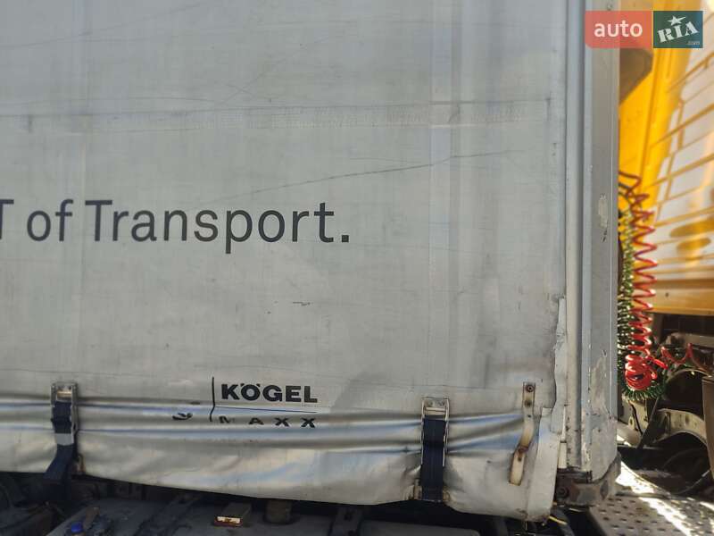 Тентованный борт (штора) - полуприцеп Kogel SN 24 2009 в Кременце