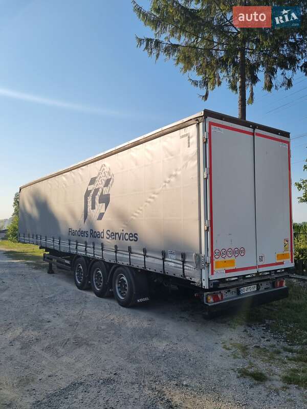 Тентований борт (штора) - напівпричіп Kogel SN 24 2015 в Тернополі