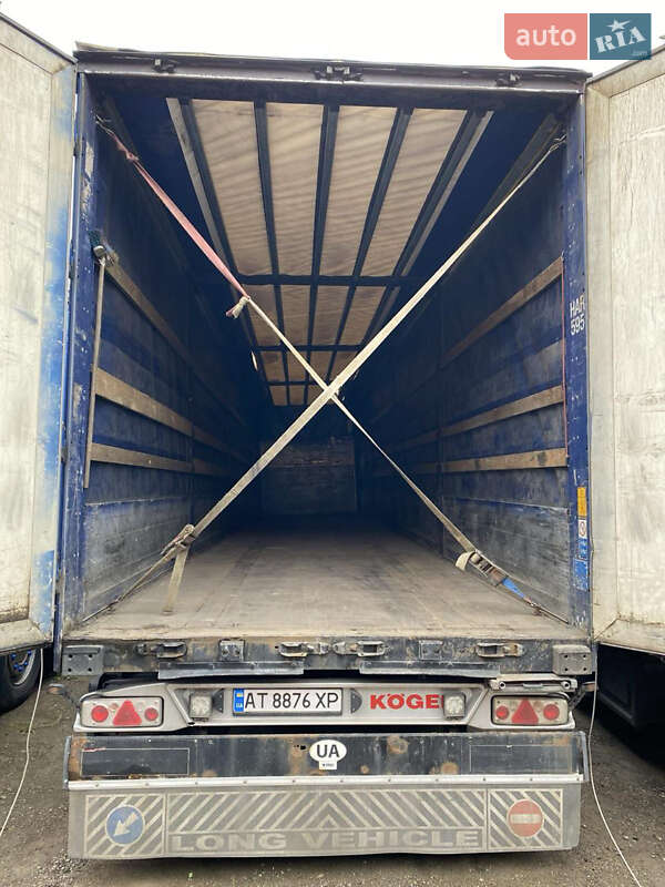 Тентованный борт (штора) - полуприцеп Kogel SN 24 2008 в Болехове