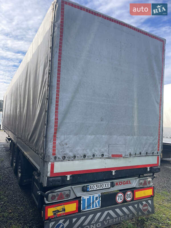 Тентованный борт (штора) - полуприцеп Kogel SN 24 2011 в Иршаве