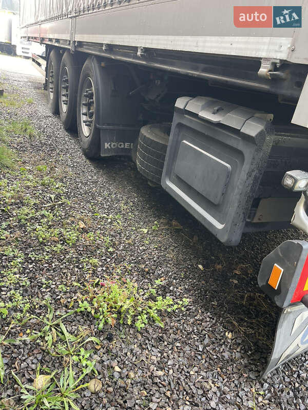 Тентованный борт (штора) - полуприцеп Kogel SN 24 2011 в Иршаве