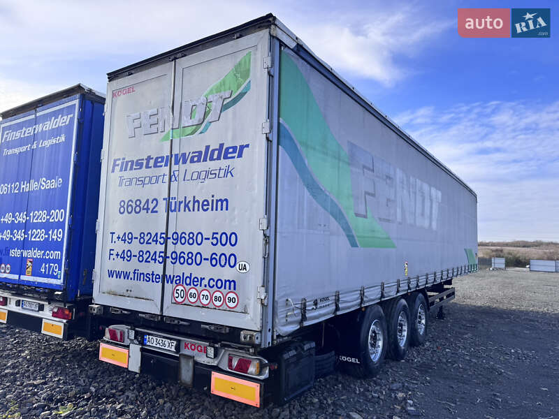 Тентованный борт (штора) - полуприцеп Kogel SN 24 2010 в Ужгороде фото 5 Тентованный борт (штора) - полуприцеп Kogel SN 24 2010 в Ужгороде