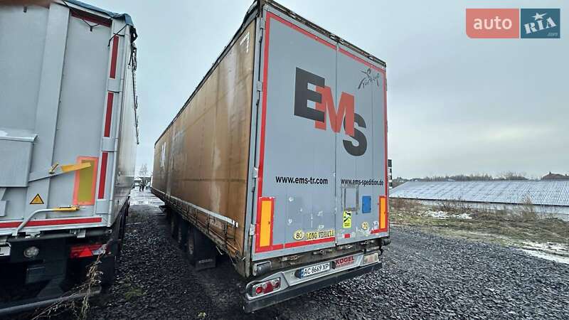 Тентований борт (штора) - напівпричіп Kogel SN 24 2008 в Луцьку