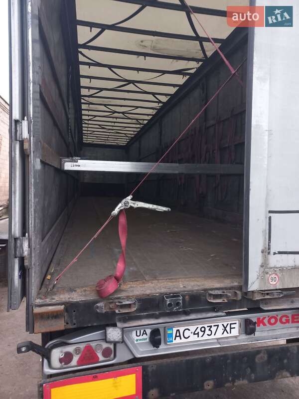 Тентований борт (штора) - прицеп Kogel SN 24 2008 в Ковелі
