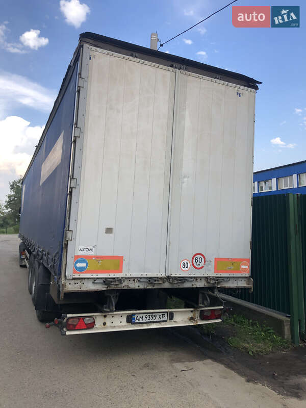 Тентованный борт (штора) - полуприцеп Kogel SN 24 2006 в Стрые