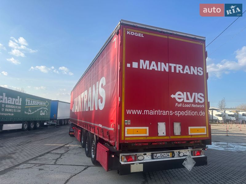 Тентованный борт (штора) - полуприцеп Kogel SN 24 2018 в Калуше