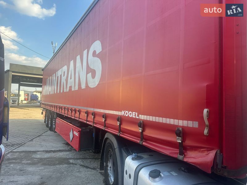 Тентованный борт (штора) - полуприцеп Kogel SN 24 2018 в Калуше