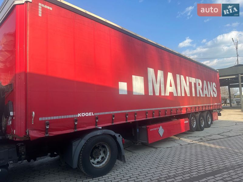 Тентованный борт (штора) - полуприцеп Kogel SN 24 2018 в Калуше