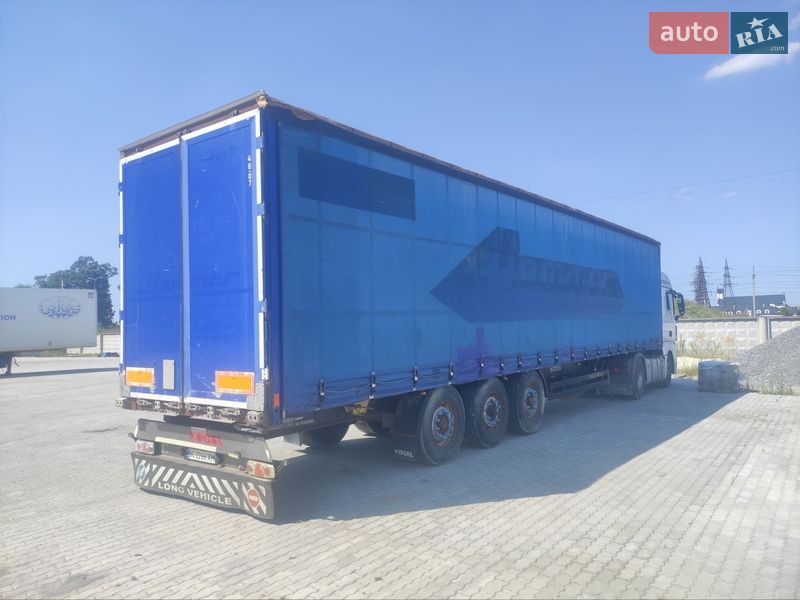 Тентованный борт (штора) - полуприцеп Kogel SN 24 2007 в Львове