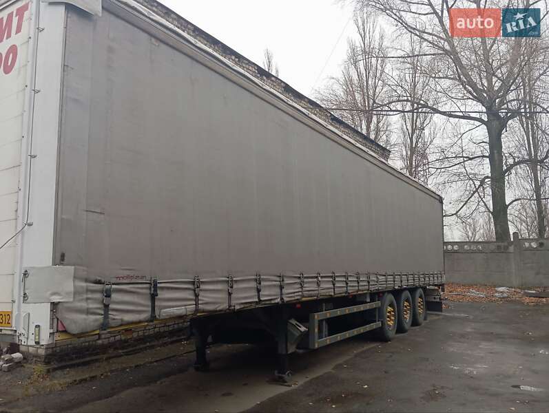 Тентований борт (штора) - напівпричіп Kogel SN24 2001 в 