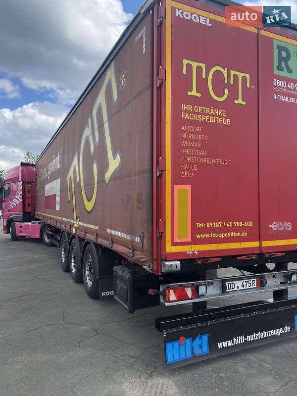 Тентованный борт (штора) - полуприцеп Kogel SN 2015 в Киеве