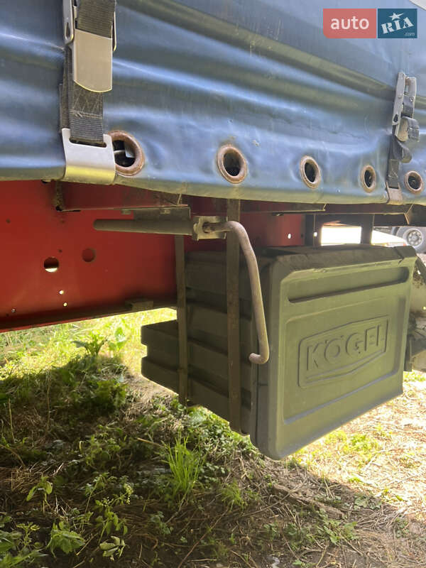 Тентований борт (штора) - напівпричіп Kogel SNCO 24 2004 в Долині