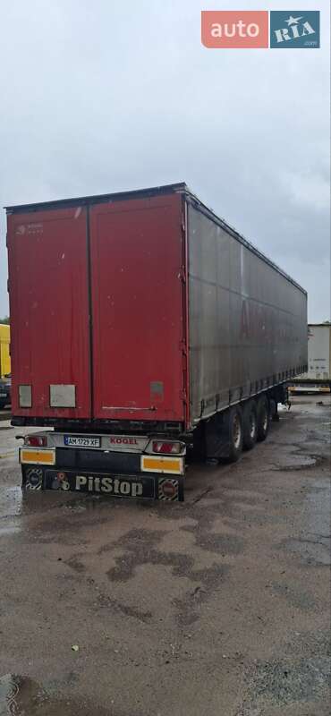 Тентованный борт (штора) - полуприцеп Kogel SNCO 24 2010 в Житомире