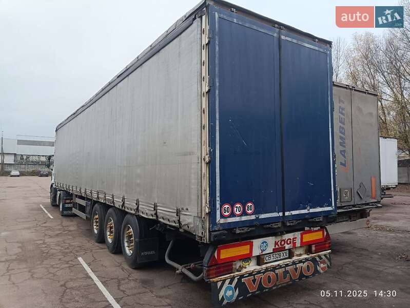 Тентованный борт (штора) - полуприцеп Kogel SNCO 24 2004 в Чернигове