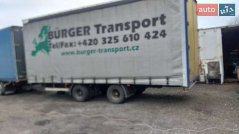 Тентованный борт (штора) - прицеп Krone BPW 2004 в Борисполе фото Тентованный борт (штора) - прицеп Krone BPW 2004 в Борисполе