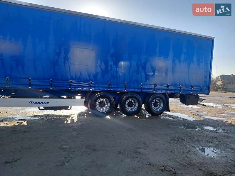 Тентованный борт (штора) - полуприцеп Krone BPW 2010 в Калуше фото 2 Тентованный борт (штора) - полуприцеп Krone BPW 2010 в Калуше