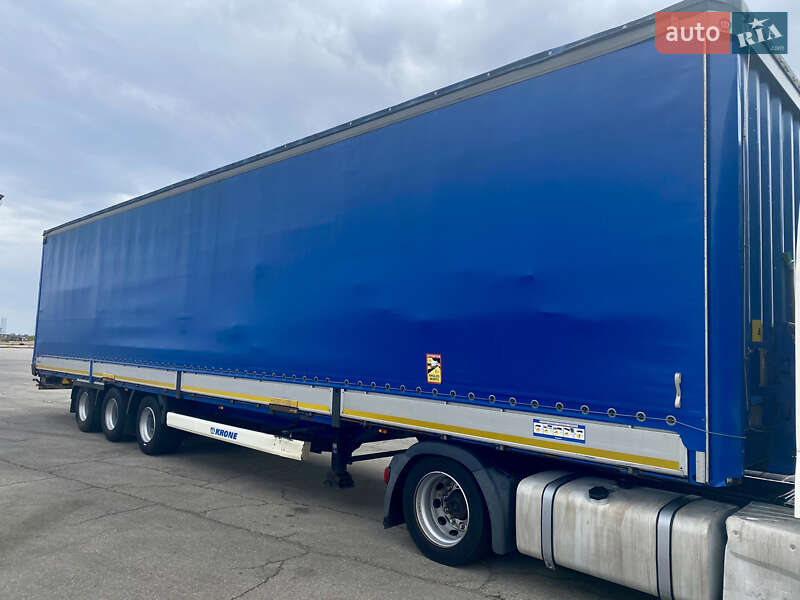 Тентованный борт (штора) - полуприцеп Krone Mega 2014 в Киеве фото 7 Тентованный борт (штора) - полуприцеп Krone Mega 2014 в Киеве