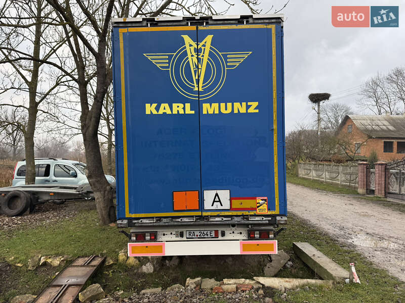 Тентованный борт (штора) - полуприцеп Krone Mega 2012 в Бучаче