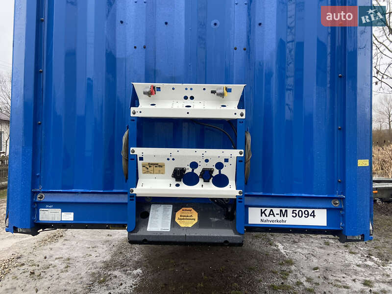 Тентованный борт (штора) - полуприцеп Krone Mega 2012 в Бучаче